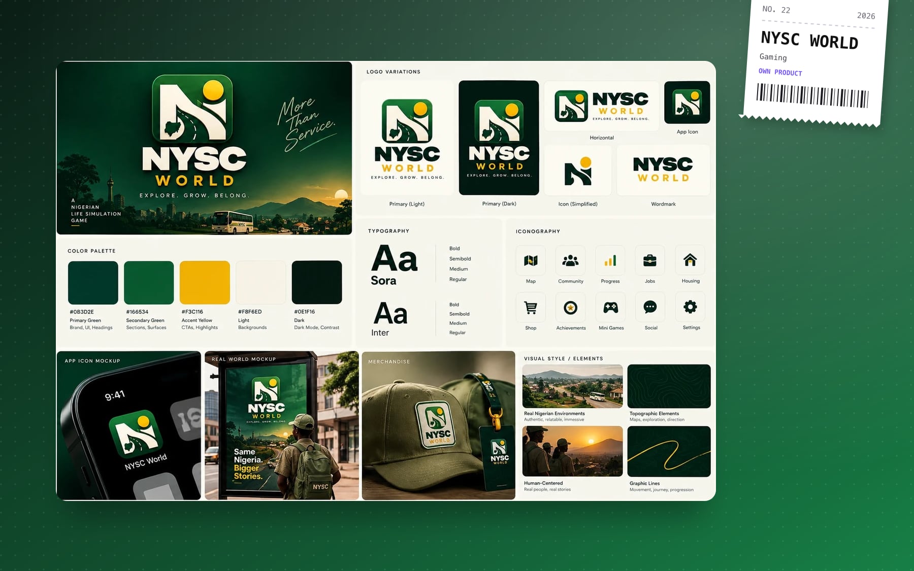 NYSC World website built from the brand