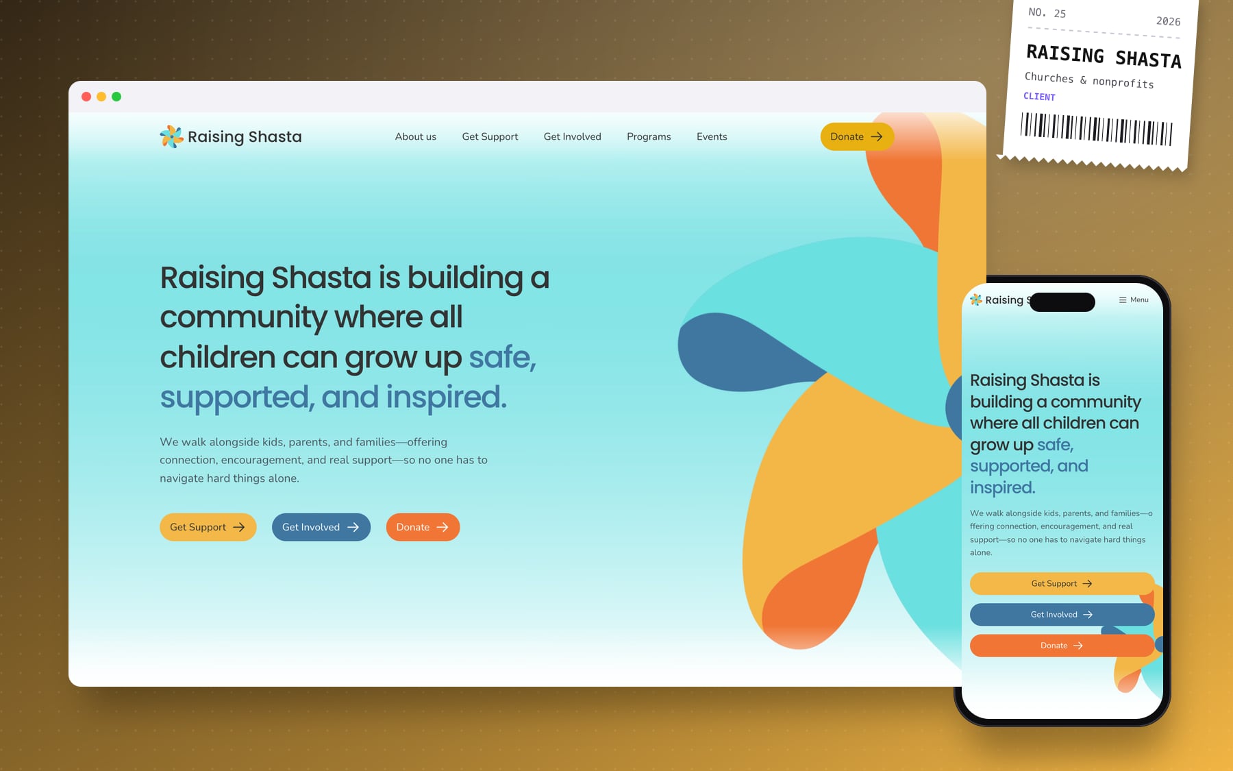 Raising Shasta website