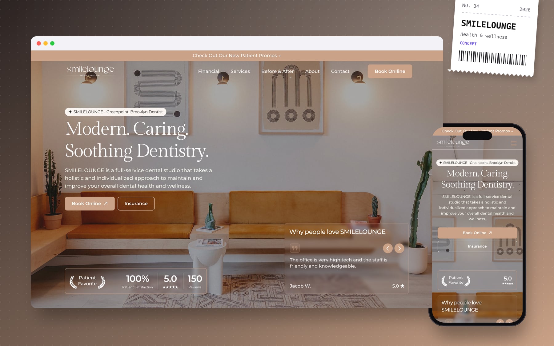 SMILELOUNGE website