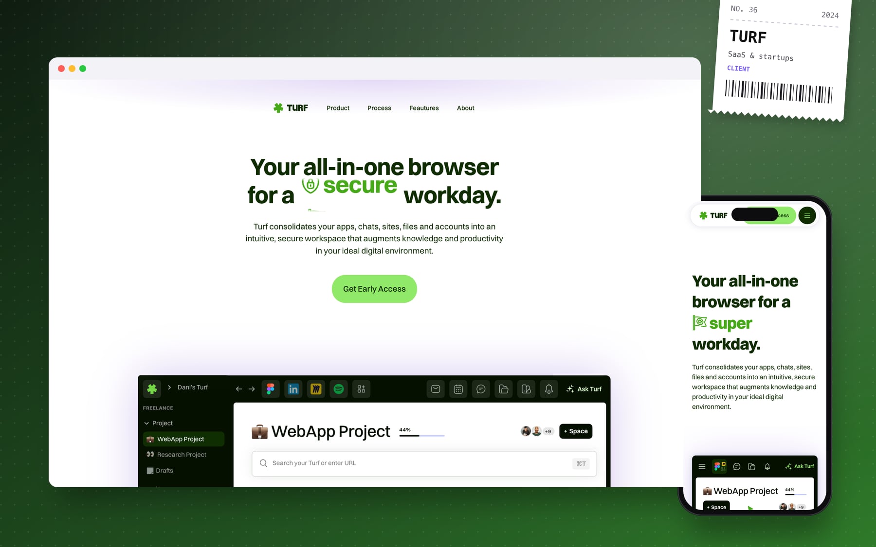 Turf website
